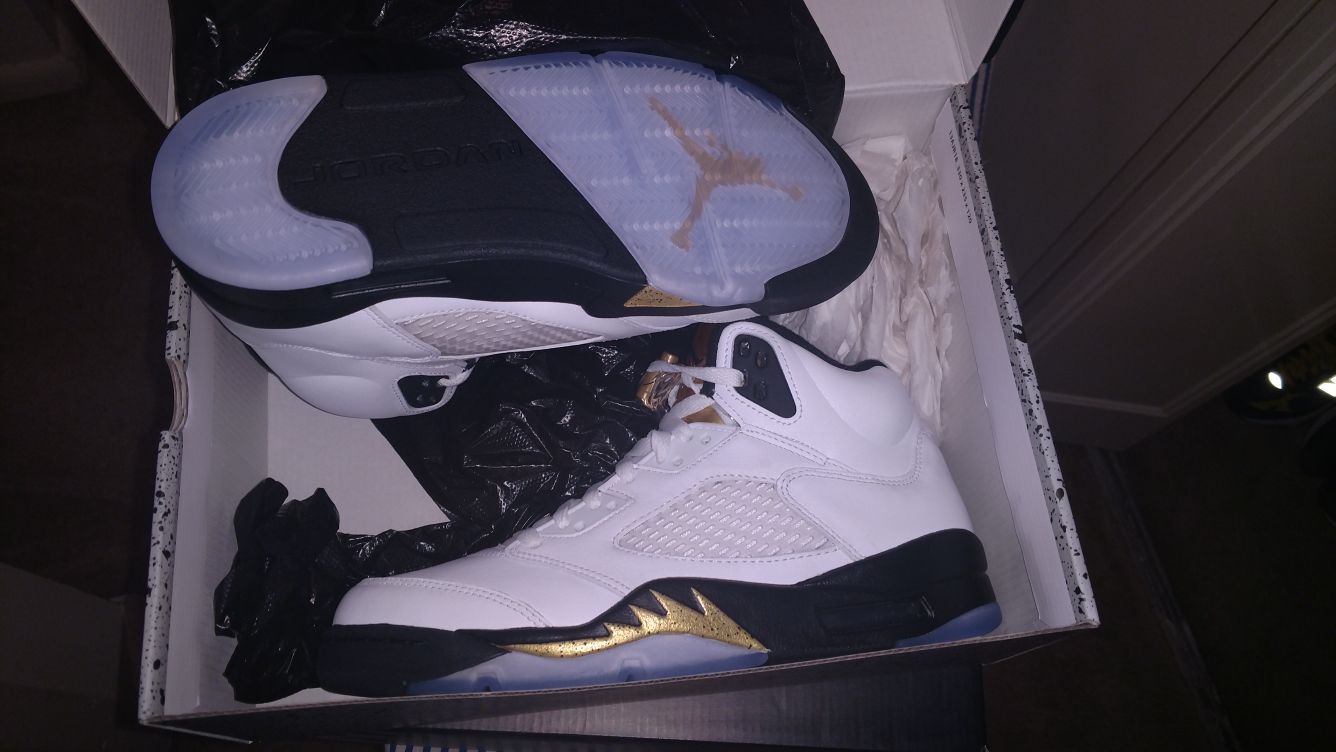 AIR JORDAN 5 RETRO "OLYMPIC GOLD"