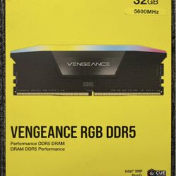 Corsair Vengeance RGB DDR5 32GB (2x16GB) 5600MHz