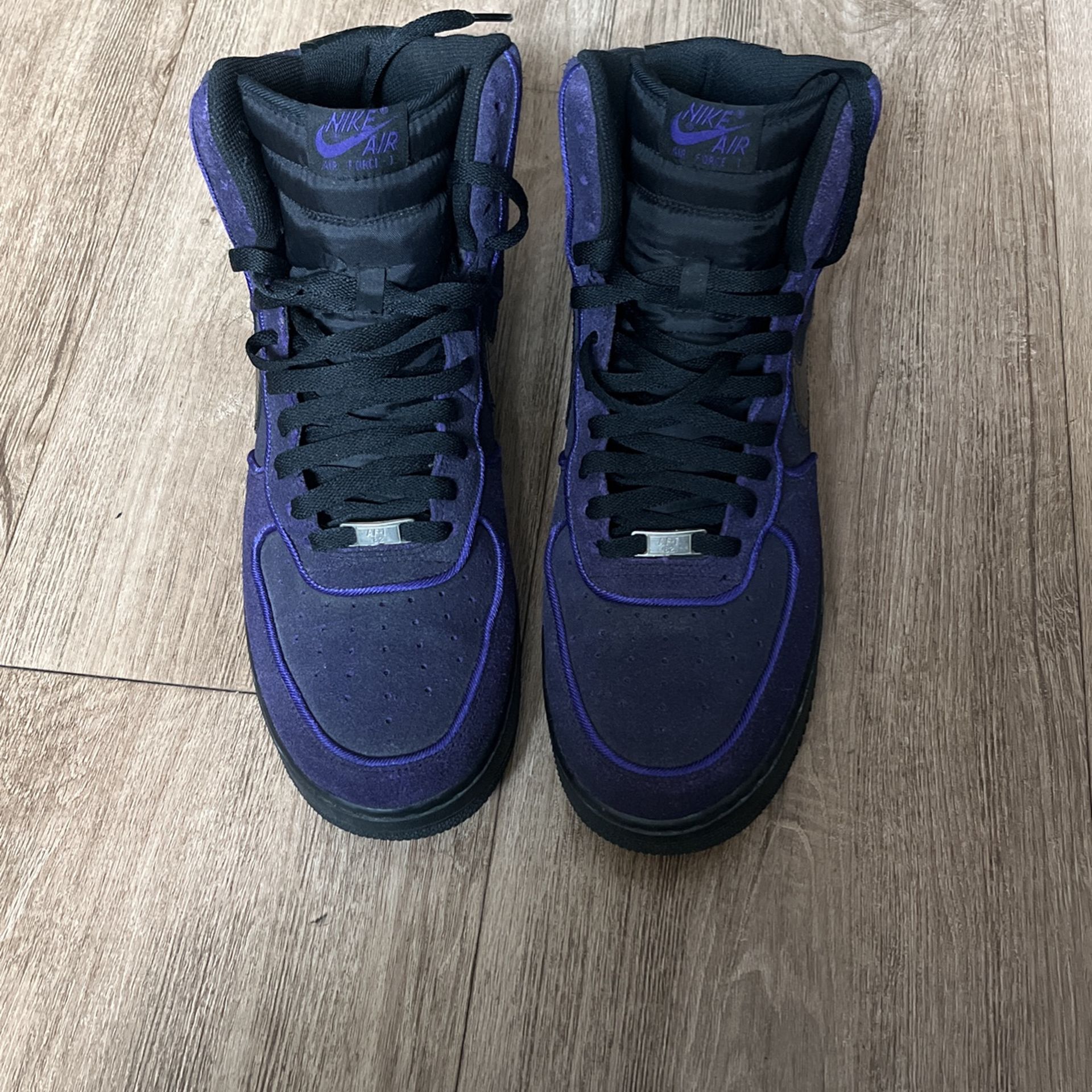 Nike Air Force 1 High/ Black Court Purple