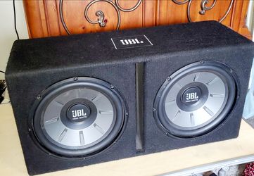 2-12" JBL 1000 Watts Subwoofer & box