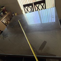 Glass table top