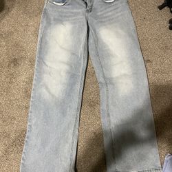 Baggy Light Blue Jeans