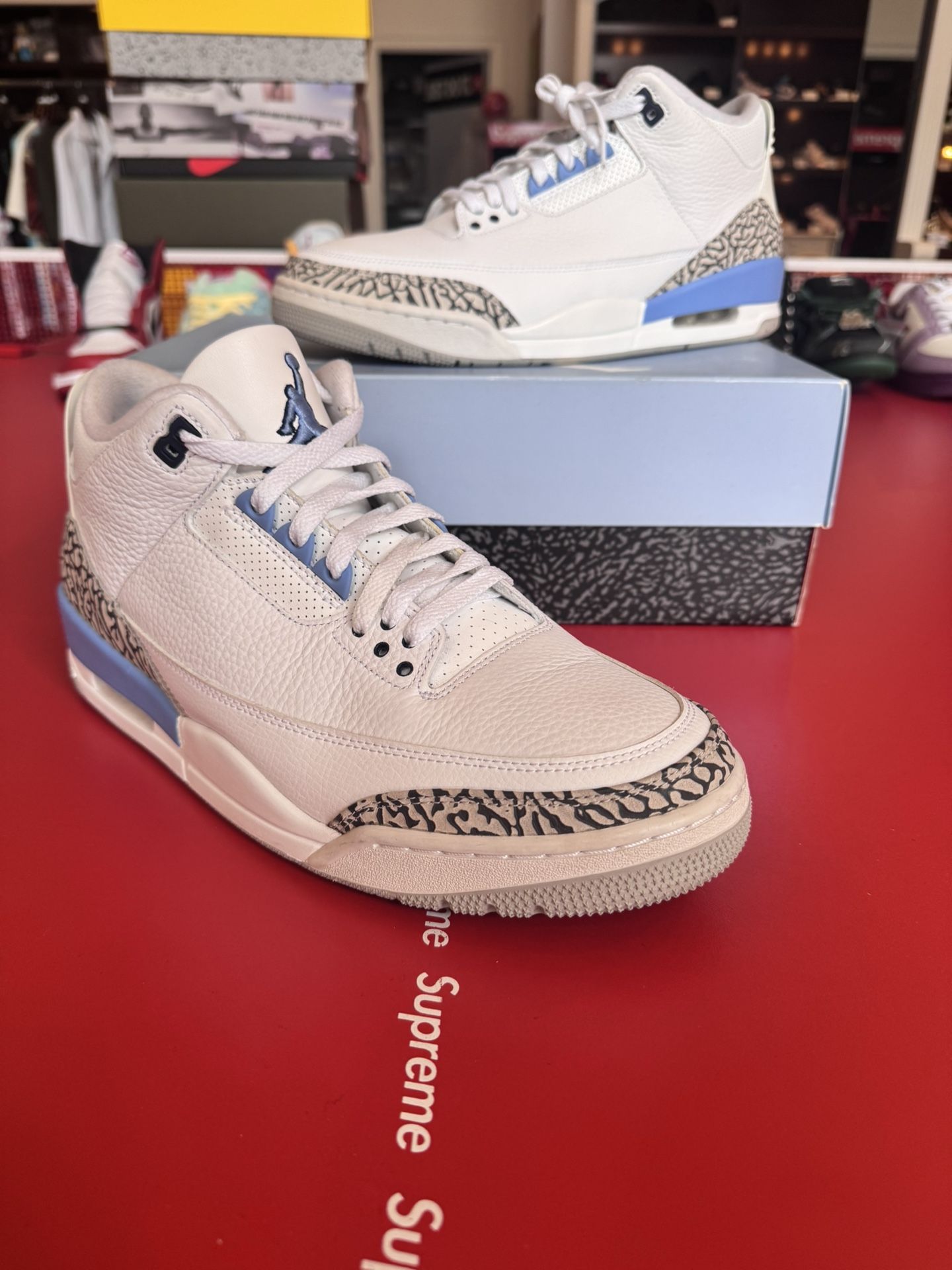 Jordan 3 ‘UNC’ Size 12