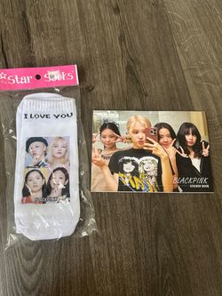 Blackpink Sticker Book and Socks
