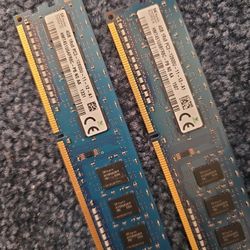 4GB X 2 RAM PC3