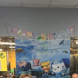 Octonauts Birthday Party Themed Decor