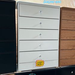 White Five Drawer Dresser Blanco Chest Mueble 