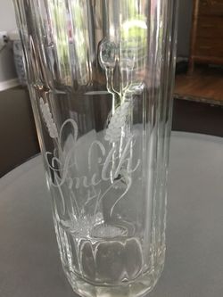 Sahm 0.5 Liter Beer Glass Stein With The Name “Smith” Etched On It