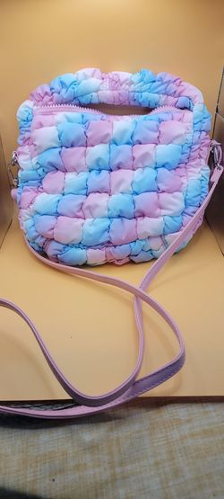 OMG QUILTED SCRUNCHIES MINI CROSSBODY GIRLS BAG