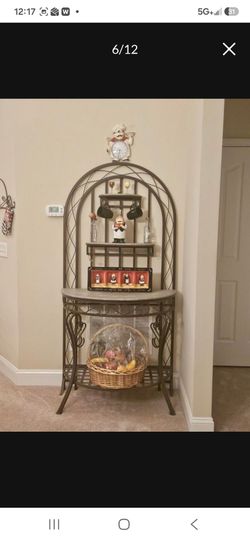 Beautiful Bakers Rack/Shelf Unit