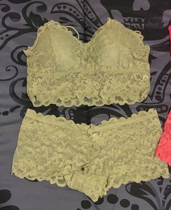 Olive Green XL Bra and Panty Set