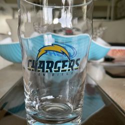 Chargers /Bud Light glasses