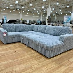 I’m Jon Green, Wayne’s Home Sales Representative🌟Pull Out Bed And Storage Chaise Modular Sectional Couch Set 