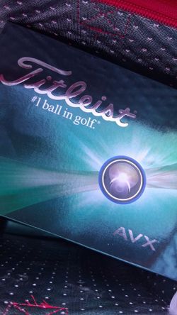 Titleist avx golf balls