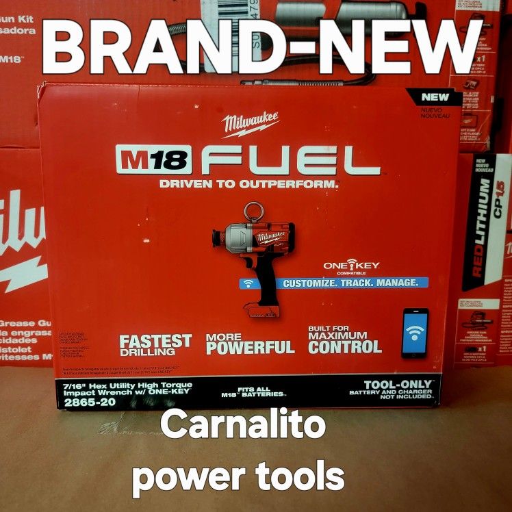 Milwaukee
M18 FUEL ONE-KEY 18V Lithium-Ion Brushless Cordless 7/16 in. High Torque Impact Wrench (Tool-Only)