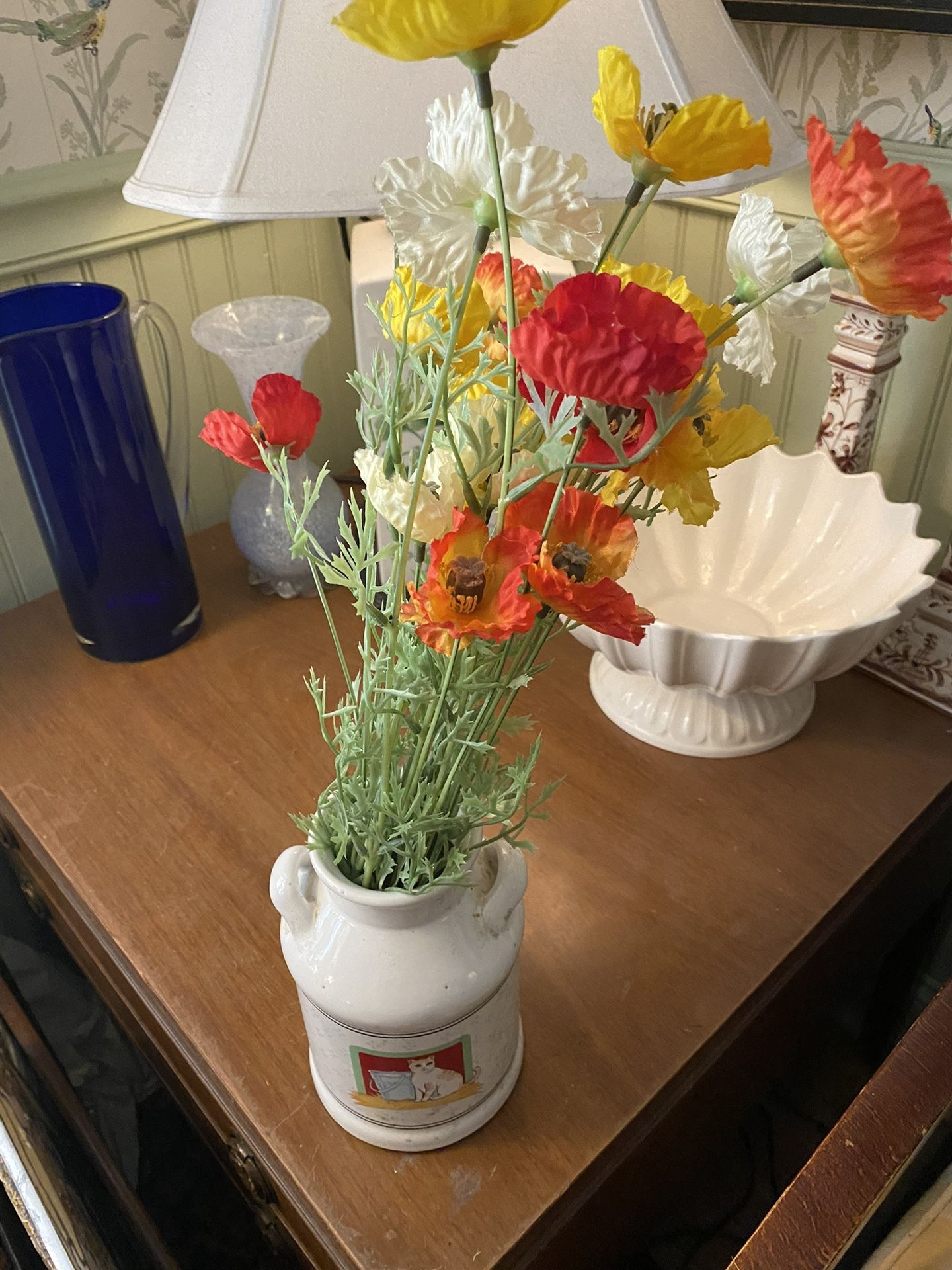 Artificial Beautiful Poppy Flowers for a Vase