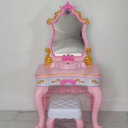 Princess Vanity Table And Chair Set