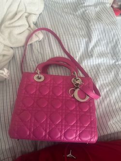 Pink Medium Lady Dior bag