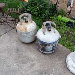 Empty Propane Gas Tank 