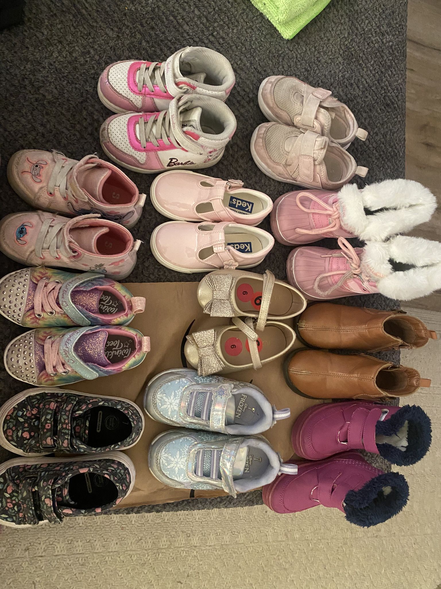Big Toddler Girl 7c Shoe Bundle