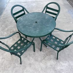 Metal Table And Chairs For Kids