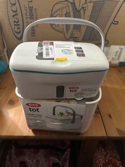 Oxo diaper caddy.