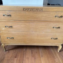Vintage Wood Dresser