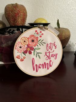 Embroidery Hoop Wall Decor