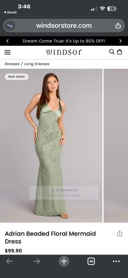 Windsor prom dress sold out