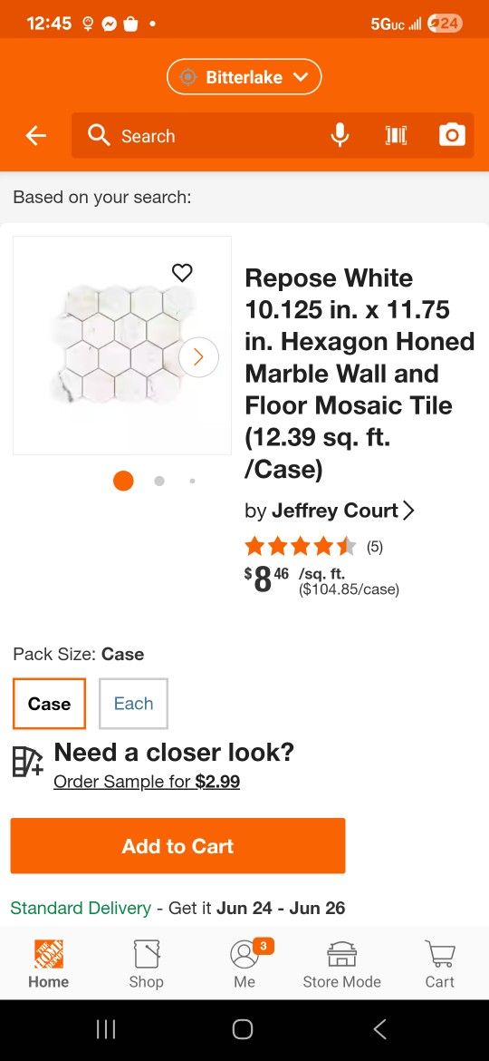 Repose White 10.125 In X 11.75 In, Hexagon Honed Marble Wall Time