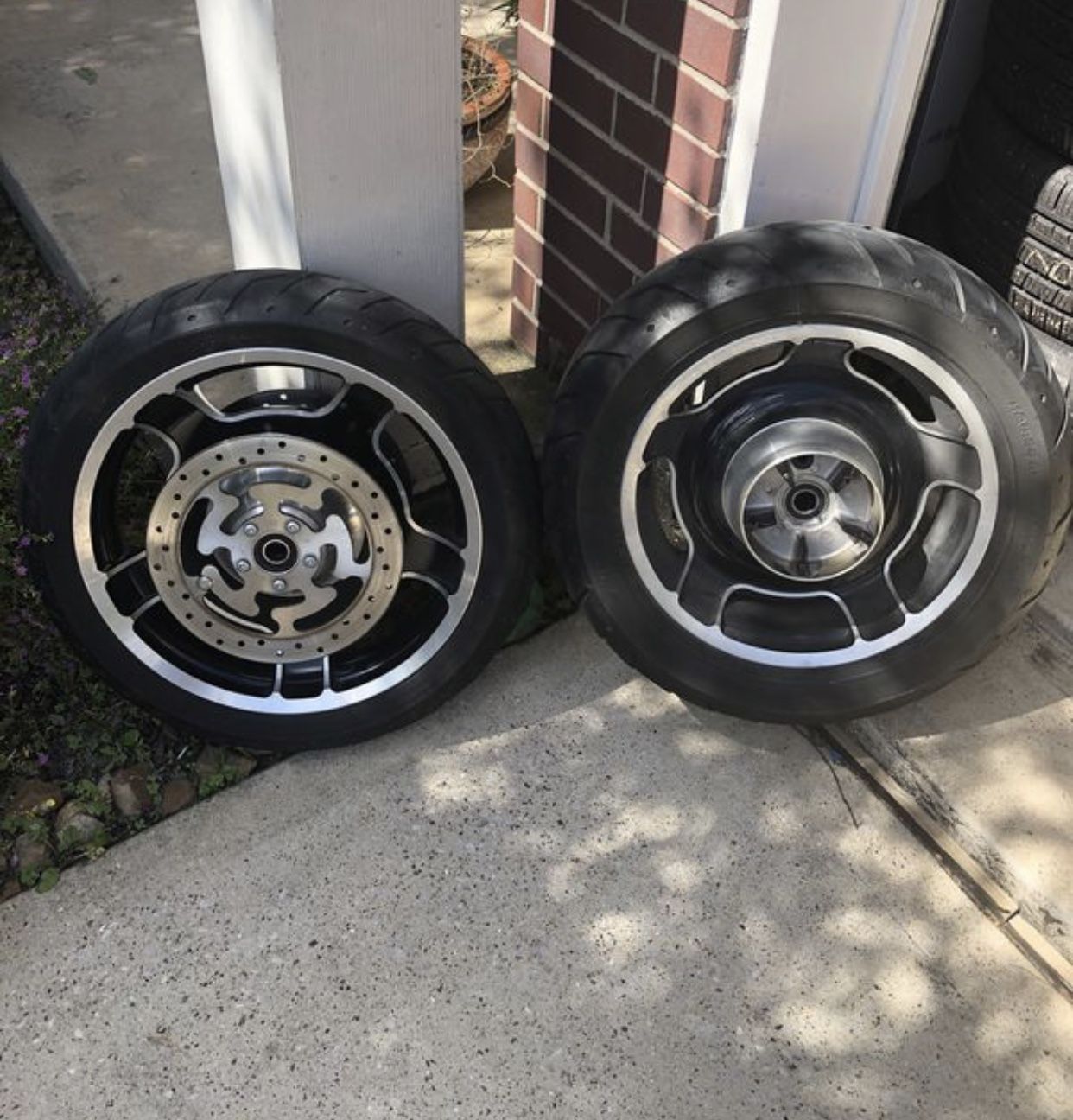 Set of wheels and tires from my motorcycle 2010 Harley-Davidson