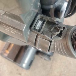 Used Shar vacuum cleaner, a little scratched but works very well