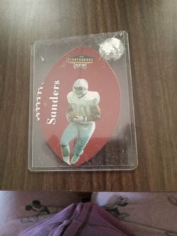 SANDERS FOOTBALL CARD