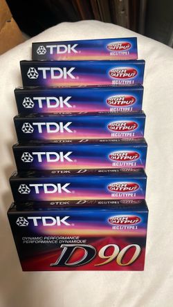TDK D90 cassette tape