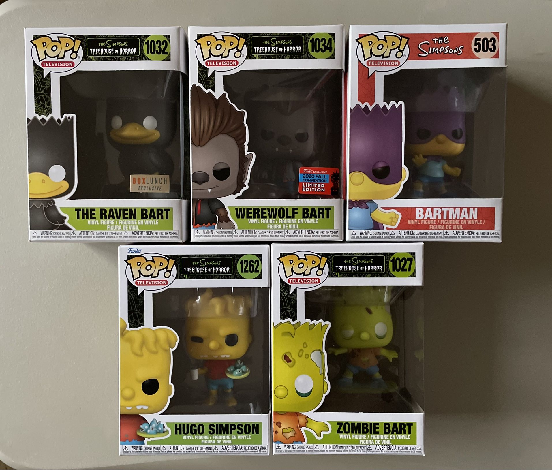 Funko Pop! Bart Simpson - 5pc