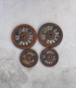 Jack LaLanne Cast Iron Weight Plates Set