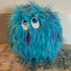 Blue Fuzzy Monster Toy