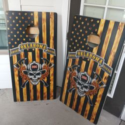 Smoke Oklahoma Diver Corn Hole $ 60