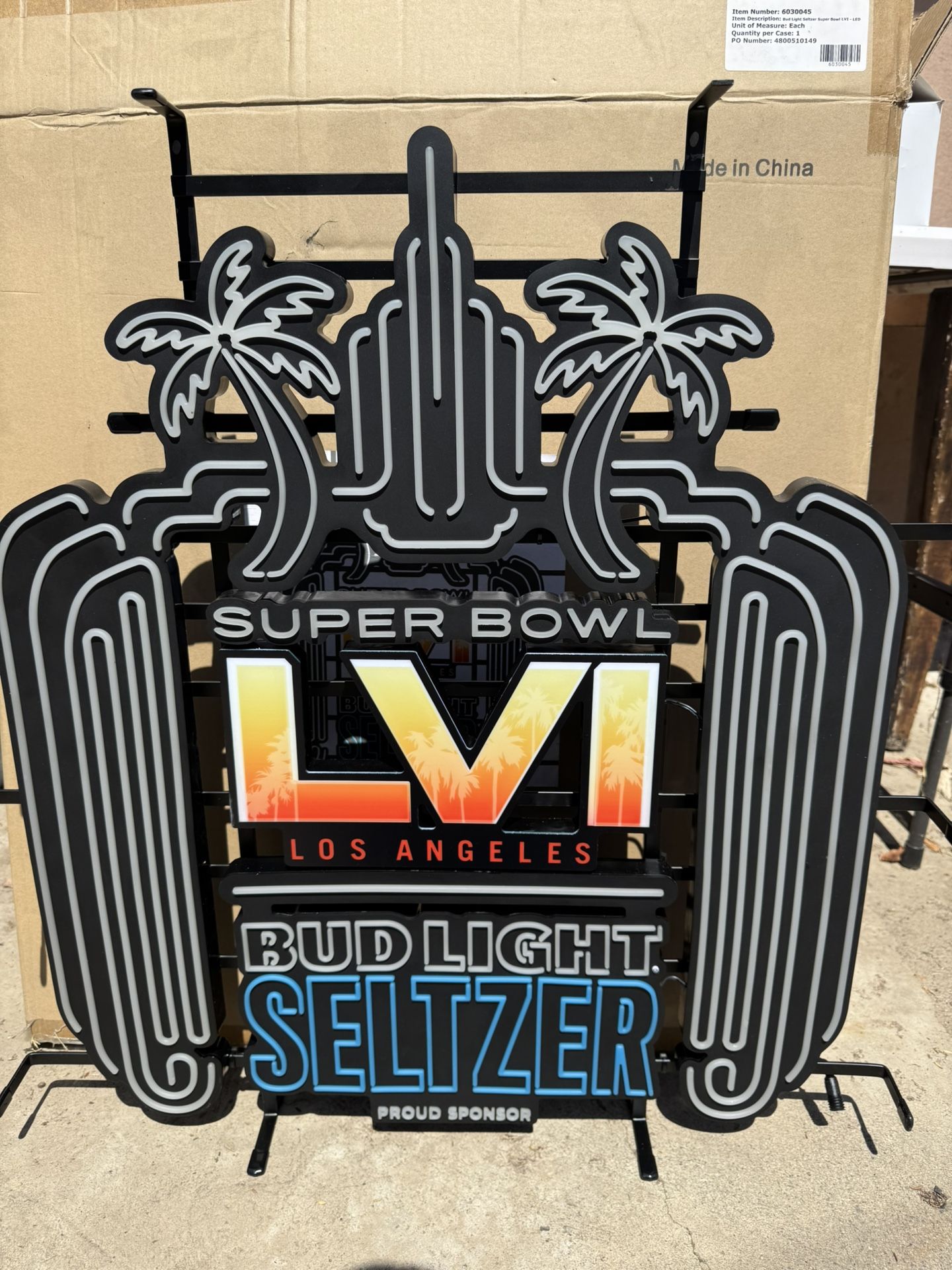 SuperBowl LVI BudLight Neon
