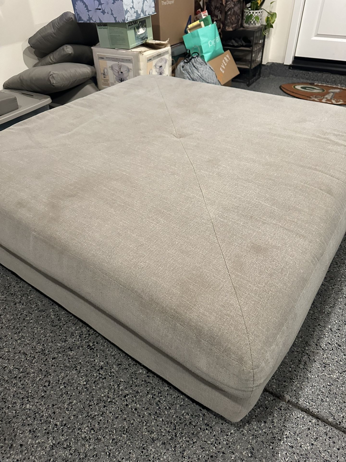 Ottoman And Baby Bassinet