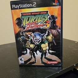 Teenage Mutant Ninja Turtles 3: Mutant Nightmare Tested (PlayStation 2) PS2 CIB