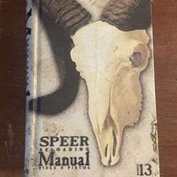Speer Reloading Manual : Rifle and Pistol: Number 13 by Speer 