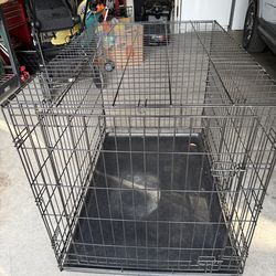 Large dog kennel