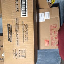 Brand New Coleman Sky dome With Screen Room