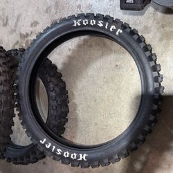 Hoosier MX25 dirt bike tires (x3)