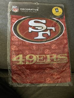San Francisco 49ers Decorative Team Flag NFL
