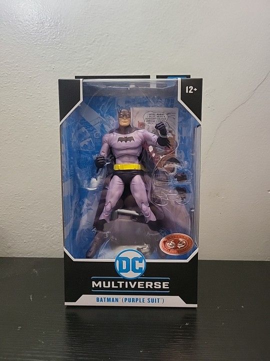 McFarlane DC Multiverse Red Platinum BATMAN (Purple Suit) Detective Comics #241