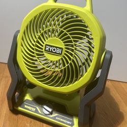 Ryobi ONE+ 18V Hybrid Whisper Series Fan – PCL811 (Works Great