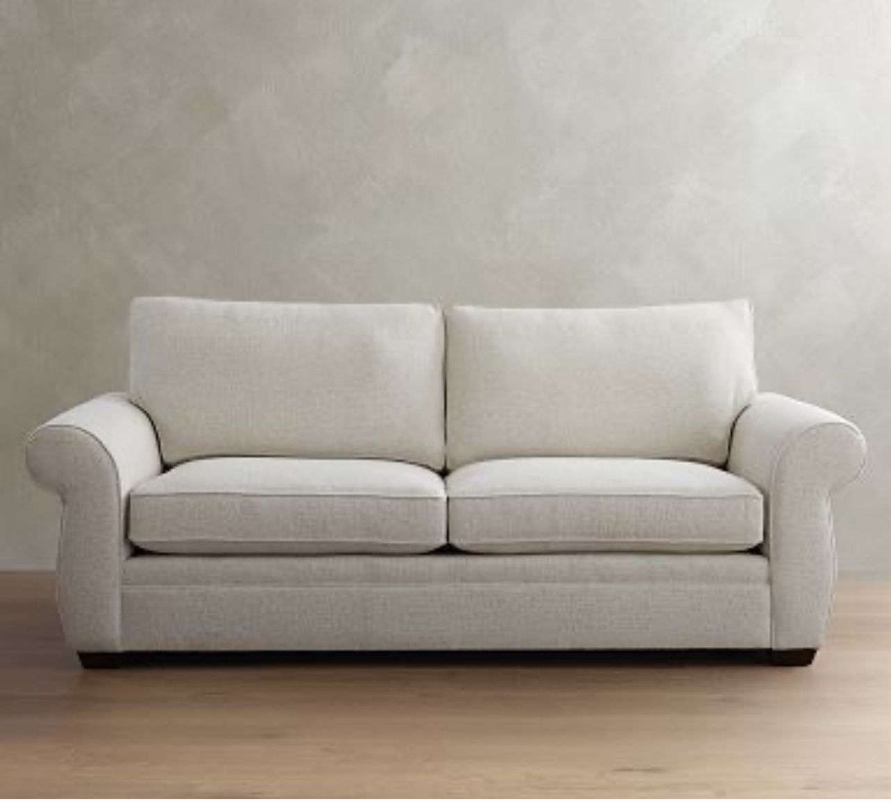 Light Grey (Dove) Pottery Barn Pearce Roll Arm Sofa