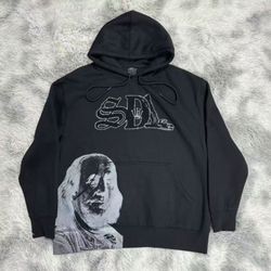 Medium Black SDL Sweater With Rhinestones